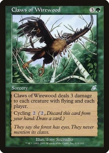 Scourge Claws of Wirewood MTG Magic the Gathering NM - Picture 1 of 1