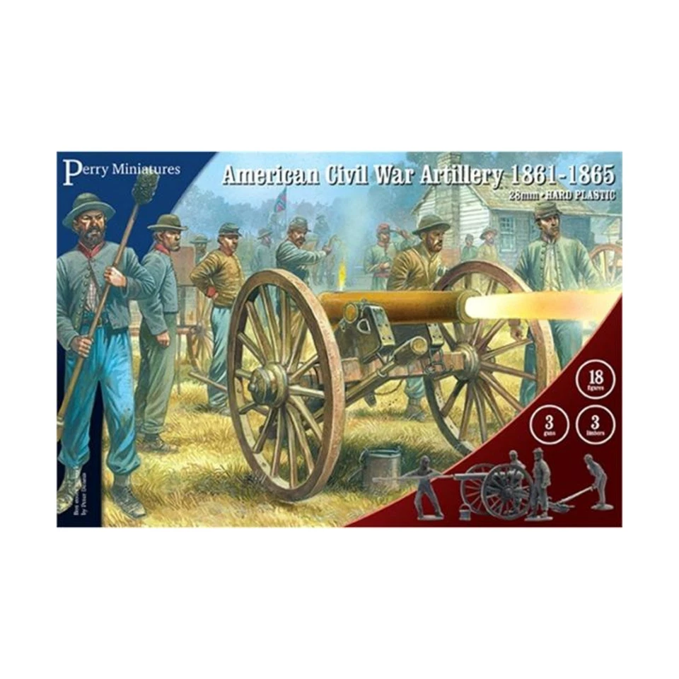 Perry Minis ACW Mini 28mm Civil War Artillery 1861-1865 New - Image 1 of 1