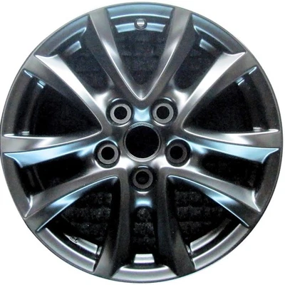 Llanta Mazda 3 CX-3 16 2014-2022 9965D06560 OEM negra de fábrica OE 64961 Foto 1 de 4