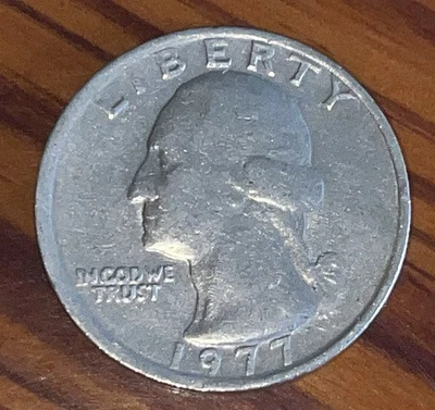 1977 Quarter No Mint Mark - Image 1 of 3