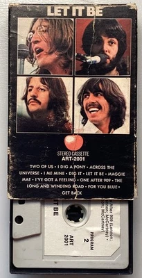 The Beatles - Let It Be (Cassette, 1970) Slipcase Drawer Box APPLE ART 2001 Foto 1 de 4