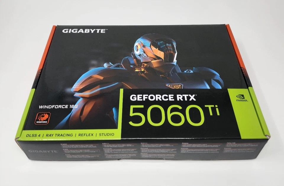 GIGABYTE GeForce RTX 5060 Ti 16GB WINDFORCE Nvidia Graphics Card, Never Used! - Image 1 of 4