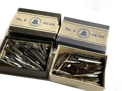 2 Vintage Bell Systems Boxes of Fountain Pen Nibs. 100+. Bell & Esterbrook Nibs. - Image 1 of 4