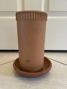 Made in Italy Terra Cotta Wine Cooler with Resting Plate - Picture 1 of 10