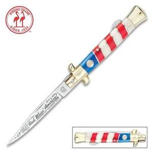 Kissing Crane 2018 Fourth Of July Stiletto Pocket Knife - kc5451 New - Picture 1 of 2