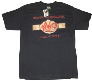 NOS NWT Vintage 1998 WCW NWO 4 Life Deja Vu All Over Again T-Shirt Adult Large - Picture 1 of 6