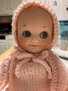 ANTIKE GOOGLY PUPPE 9 ZOLL - Bild 1 von 11