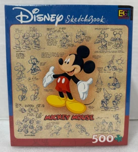 Disney Sketchbook Mickey Mouse 500Pc Jigsaw Puzzle New & Sealed - Picture 1 of 5