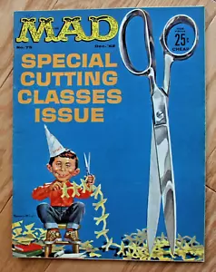 Mad Magazine diciembre de 1962; Vol 1 #75; edición especial de clases de corte - Imagen 1 de 7