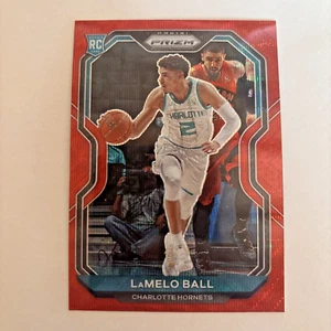 2020-21 Panini Prizm #278 LaMelo Ball Ruby Wave Rookie - Picture 1 of 2