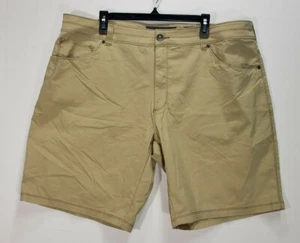 Cabelas Shorts Mens 42 Freedom Chino Tan 10" Inseam Flex Cotton Nylon NEW - Picture 1 of 7