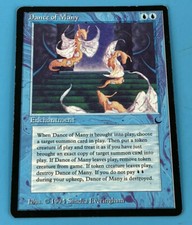 MTG Magic The Gathering Dance Of Many The Dark English LP Light Play F Fine
