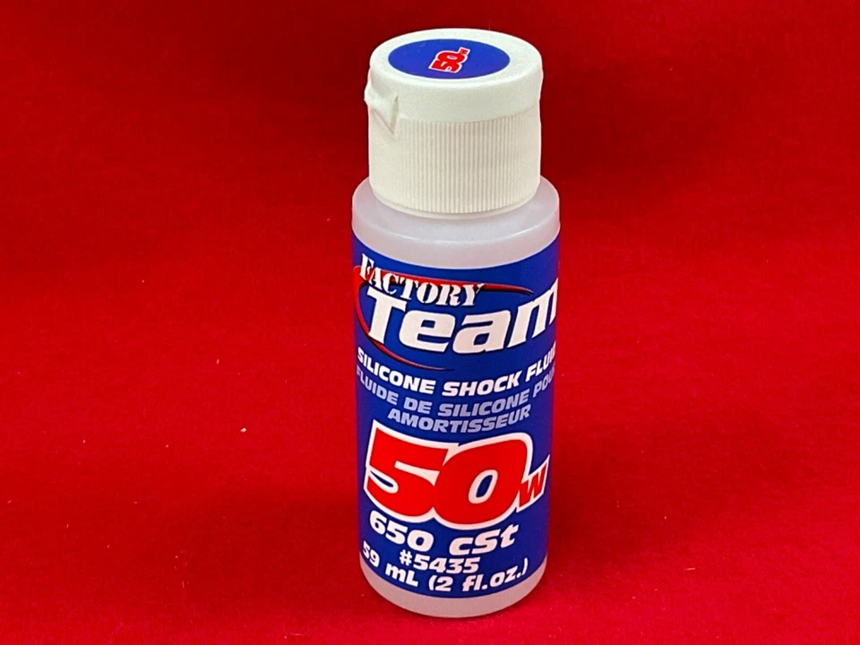 TEAM ASSOCIATED 50 WEIGHT SILICONE SHOCK OIL FLUID 5435 traxxas rc10 losi (A) - Image 1 of 1