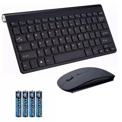 2.4G Cordless Wireless Keyboard Ultra Slim and Set Combo Mouse For PC MAC Laptop - Image 1 of 4
