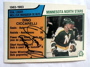 dino ciccarelli 83-84 opc team leaders in person auto - Picture 1 of 2