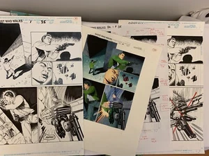 Lee Falks The Phantom- The Ghost Who Walks Original Comic Book Art - Picture 1 of 7