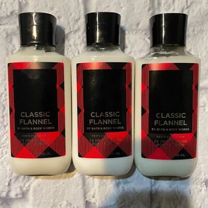 3 Bath & Body Works CLASSIC FLANNEL Men's Collection 24HR Body Lotion 8 FL OZ - Picture 1 of 1