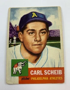 1953 Topps Baseball Single #57 Carl Scheib (VG-EX) EO2 - Picture 1 of 2