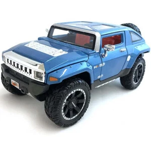 2008 GMC Hummer HX Concept mit abnehmbarem Verdeck 1:24 hellblau 34285-BL (ohne Fenster - Bild 1 von 2
