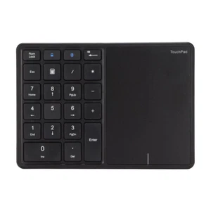Rechargeable Numeric 22 keys Keypad With Touchpad Bluetooth 2.4G Wireles - Picture 1 of 7