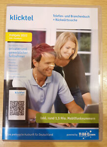 klicktel Telefon- & Branchenbuch + Rückwärtssuche Frühjahr 2022 DVD CD (NEU/OVP)