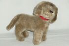 Alter Fabric Dog Poodle Stuffed Toy 23cm High Dog Dogs Stoffhunde Fabric Animal