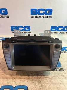 2014 HYUNDAI IX35 SAT NAV DISPLAY SCREEN CD UNIT 96560 2Y600TJN - Picture 1 of 4