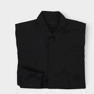 Alexander McQueen Black Button Up Shirt Size 50 Long Sleeve Collared Dress Shirt - Picture 1 of 10
