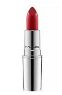 NIB MAC Frost Lipstick (STRAIGHT FIRE) Shiny Pretty Things LE Retired RED LIP 💝 - Image 1 of 2
