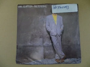 Eric Clapton – Pretending - 1989 - Reprise Records 7-22732 7" Single VG+/VG - Picture 1 of 4