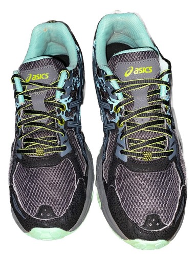 Scarpe sneakers ASICS Gel Venture 6 donna 9 atletica trail running grigio T7G6N