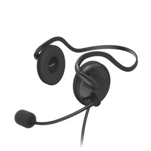 Hama - 139930 PC-Office-Headset NHS-P100 V2 mit Neckband, Stereo, Schwarz - Bild 1 von 4