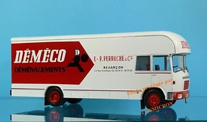 camion BERLIET GBK 75 vehículo de mudanza empresa DEMECO en metal xo 1960 nuevo - Picture 1 of 7
