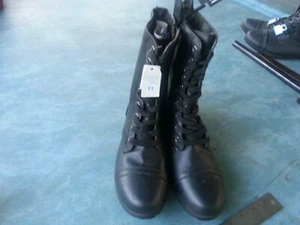 Stivaletti donna stringati con cerniera stivaletti casual taglia 11 - Foto 1 di 5