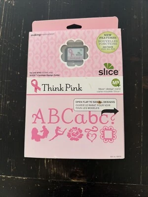 BRAND NEW SLICE DESIGN CARD MAKING MEMORIES THINK PINK - Image 1 of 3