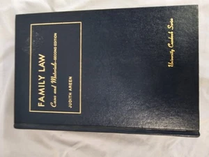 Vntg Family Law Areen Casebook – Divorce, Child Support, Alimony – Legal Studies - Picture 1 of 3