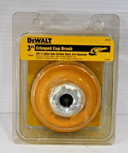 Dewalt DW4920 3" Crimped Wire Cup Brush .014" Wire W/ 5/8-11 Arbor New - Picture 1 of 3