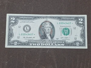2013 $2 star note circulated ungraded uncertified - Picture 1 of 2