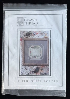 THE PERENNIAL BORDER DRAWN THREAD CHARTED NEEDLE DESIGNS COUNTED CROSS STITCH - Image 1 of 2