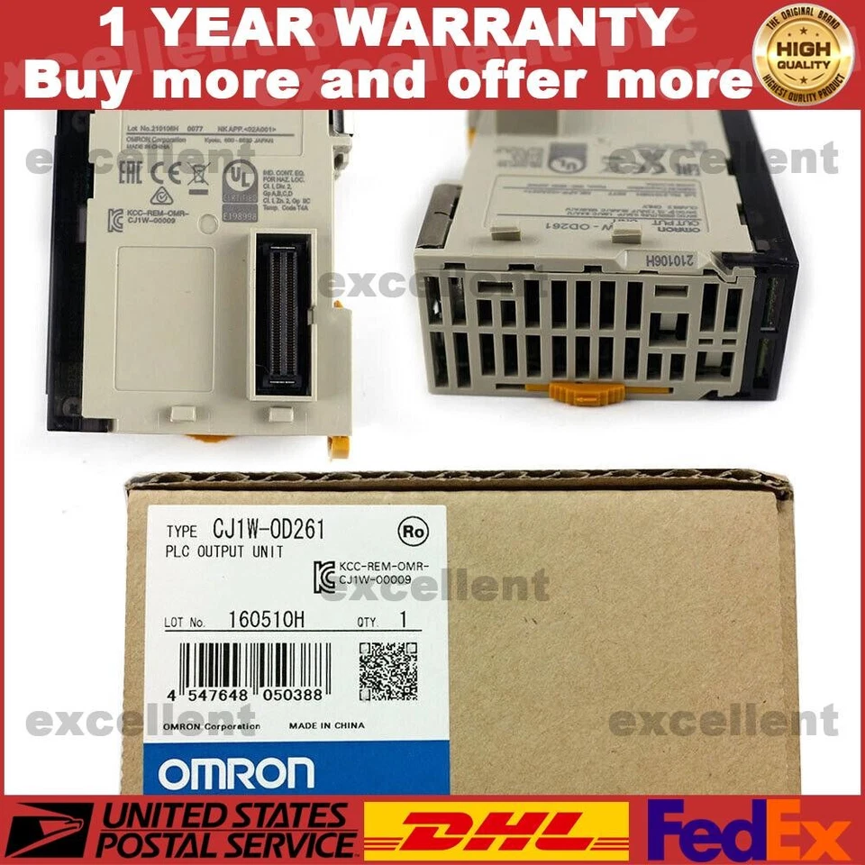 1PC New Omron CJ1W-OD261 CJ1WOD261 PLC Module Output Unit US Free TAX - Image 1 of 4