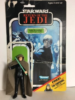 1983 Star Wars ROTJ Luke Skywalker Jedi Knight Complete w Card Cardback vintage - Image 1 of 4