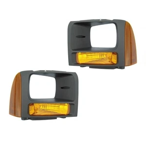 Pair LH RH Halogen Signal Lights fits FORD 05-07 SUPER DUTY - Picture 1 of 3