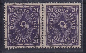 Dt. Reich Inflation Mi.-Nr. 230 W Paar aus Walzen-Bogen O und gepr. INFLA - Bild 1 von 2