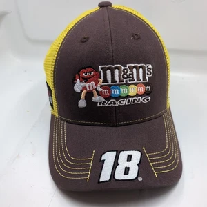 JOE GIBBS RACING 18 Kyle Busch NASCAR..M&M's BALL CAP / MÜTZE braun gelb - Bild 1 von 7