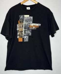 Vintage Smithsonian African American Museum T Shirt Humanity Culture Black Sz XL - Picture 1 of 7