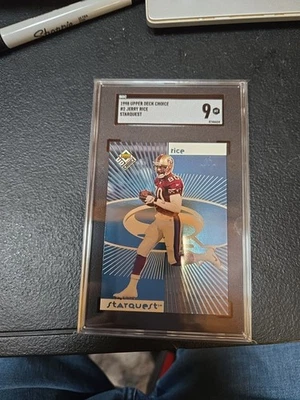 1998 Upper Deck UD Choice - Starquest Jerry Rice #2 Blue - Image 1 of 2