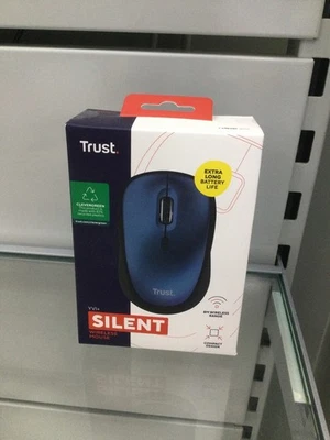 Trust Yvi+ blau Maus (wireless, optisch, 1600 dpi) - Wie neu 1#1907011 - Bild 1 von 4