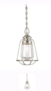Savoy House Lighting  7 - 5060 - 1 - SN  MINI PENDANT - NEW - SATIN NICKEL  - Picture 1 of 3