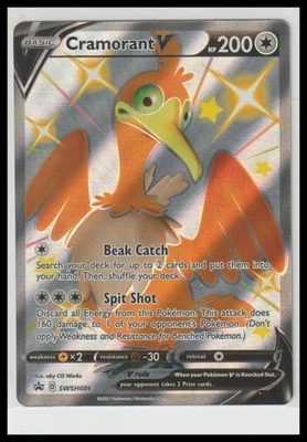 SWSH: Sword & Shield Promo Cards #SWSH086 Cramorant V Pokemon TCG - Image 1 of 2