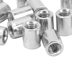 50x Round Connector Nut Set M5 X 0.8 8 L10mm Female Thread Rustproof Connection - Picture 1 of 12